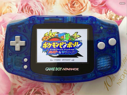 New Game Boy Advance Clear Blue IPS LCD Latest Improved Version 2025