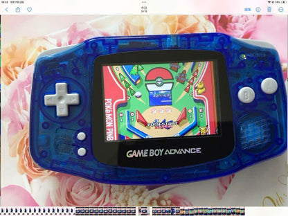 New Game Boy Advance Clear Blue IPS LCD Latest Improved Version 2025