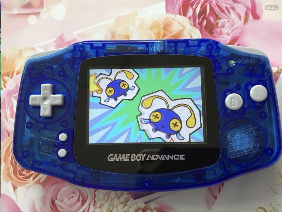 New Game Boy Advance Clear Blue IPS LCD Latest Improved Version 2025
