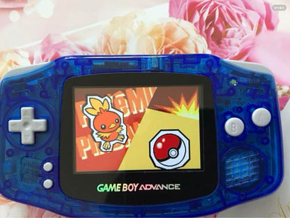 New Game Boy Advance Clear Blue IPS LCD Latest Improved Version 2025