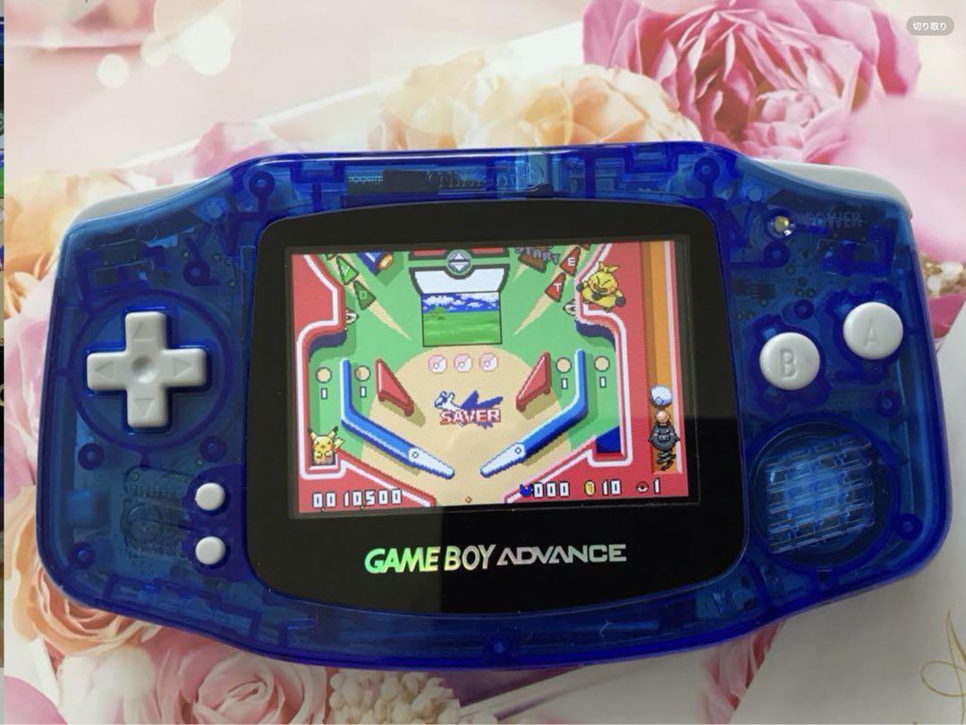 New Game Boy Advance Clear Blue IPS LCD Latest Improved Version 2025