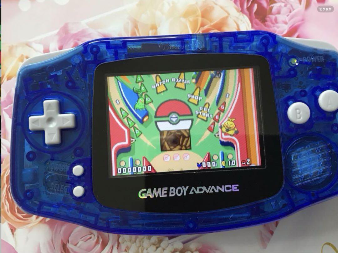 New Game Boy Advance Clear Blue IPS LCD Latest Improved Version 2025