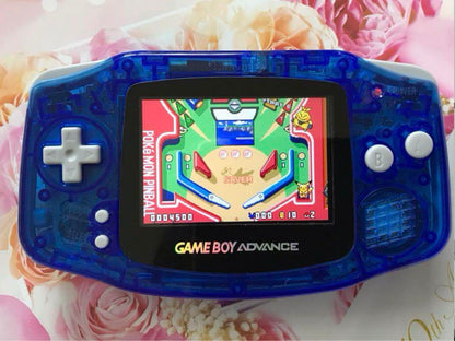 New Game Boy Advance Clear Blue IPS LCD Latest Improved Version 2025