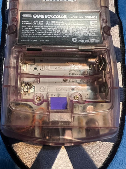 GAME BOY COLOR Clear Purple