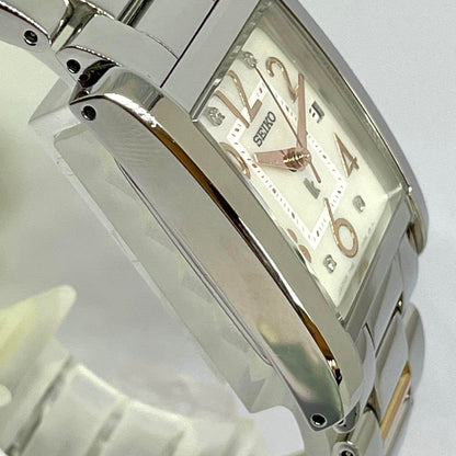 20 SEIKO Luciana Shell Dial Silver Ladies Running