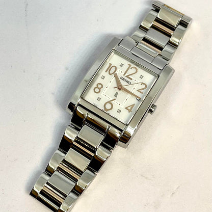 20 SEIKO Luciana Shell Dial Silver Ladies Running