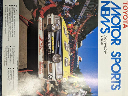 TOM'S Motor Sports News Toyota Historical Materials