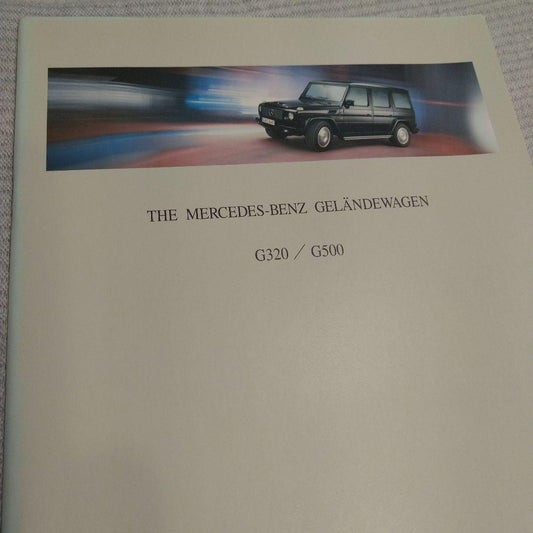 Mercedes-Benz G320/G500 Catalog