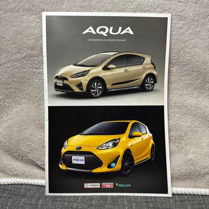 2019 October Current Toyota AQUA Catalog Set