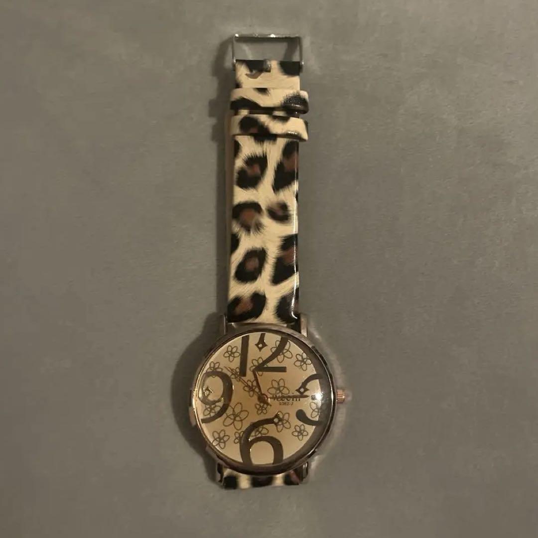 Leopard Print Wristwatch