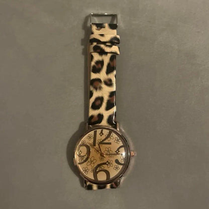 Leopard Print Wristwatch