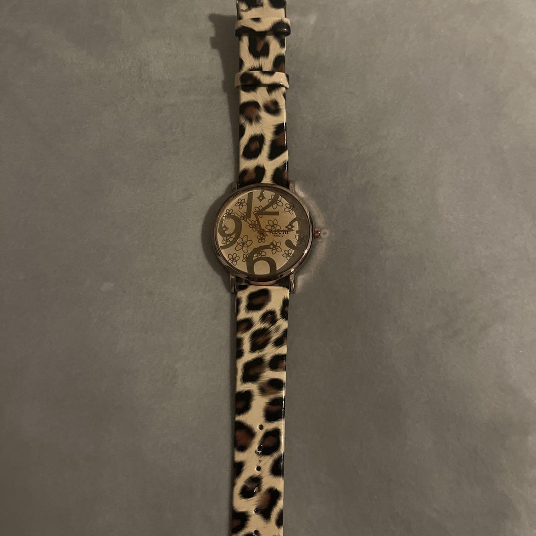Leopard Print Wristwatch