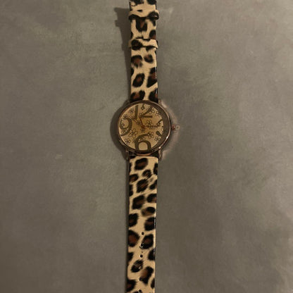 Leopard Print Wristwatch