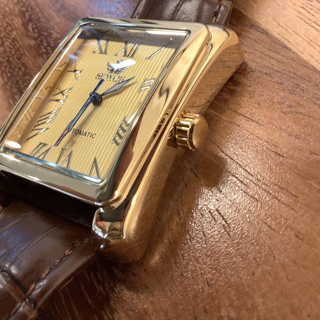 SEWOR Automatic Skeleton Watch with Date