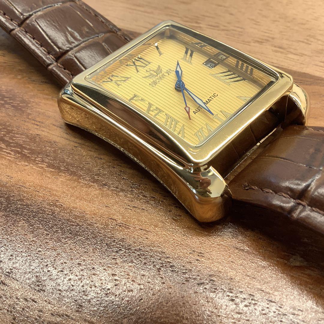 SEWOR Automatic Skeleton Watch with Date