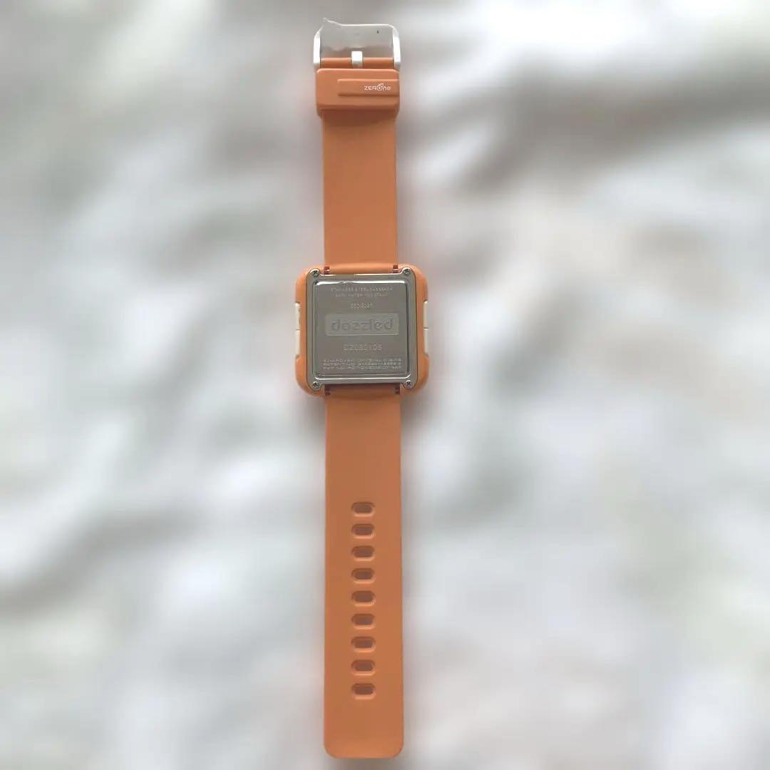 Orange Digital Watch