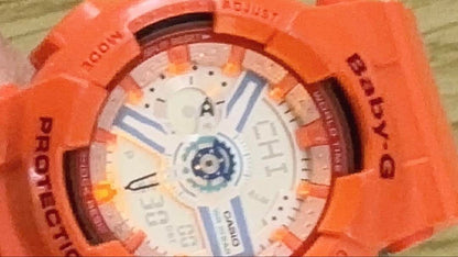 Baby-G Digital Watch Orange