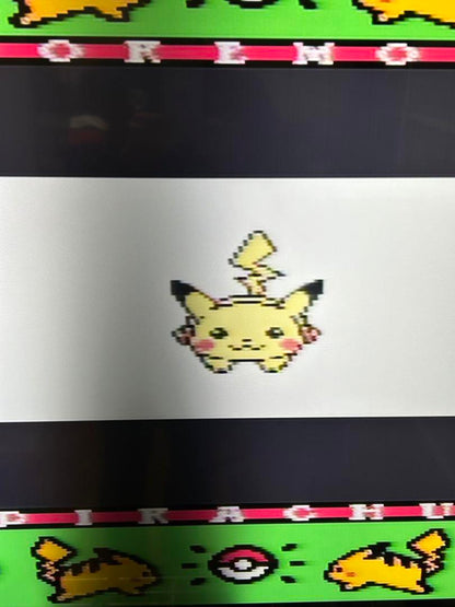 Pokémon GB Pocket Monsters Pikachu Box, Manual, Map Accessories Complete