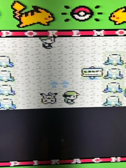 Pokémon GB Pocket Monsters Pikachu Box, Manual, Map Accessories Complete