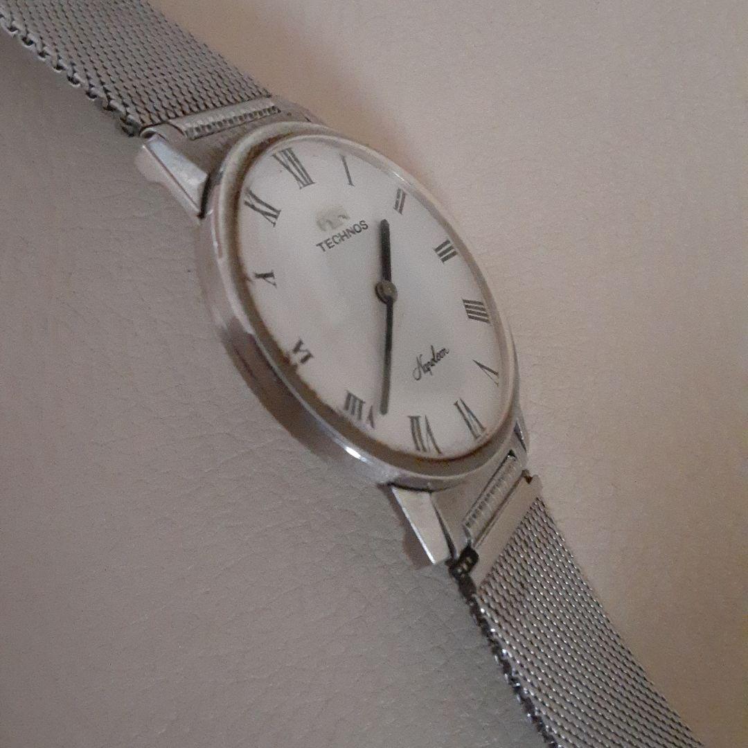 TECHNOS Technos Automatic Watch Napoleon White Dial Men's Watch