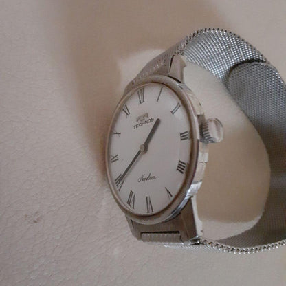 TECHNOS Technos Automatic Watch Napoleon White Dial Men's Watch