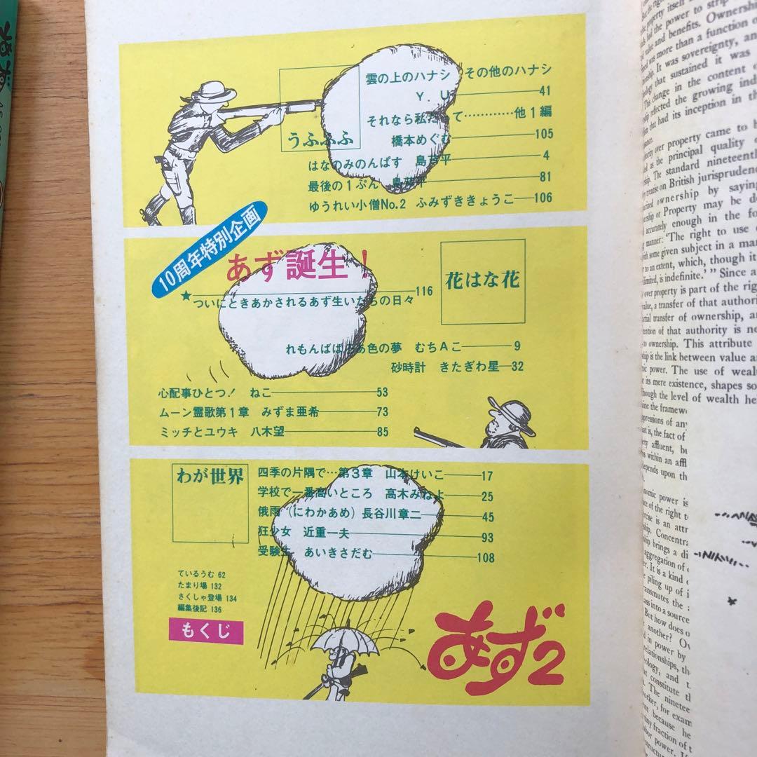 Az 2-Volume Set 1976 Published Manga Fan Magazine Mikawa Yoshio