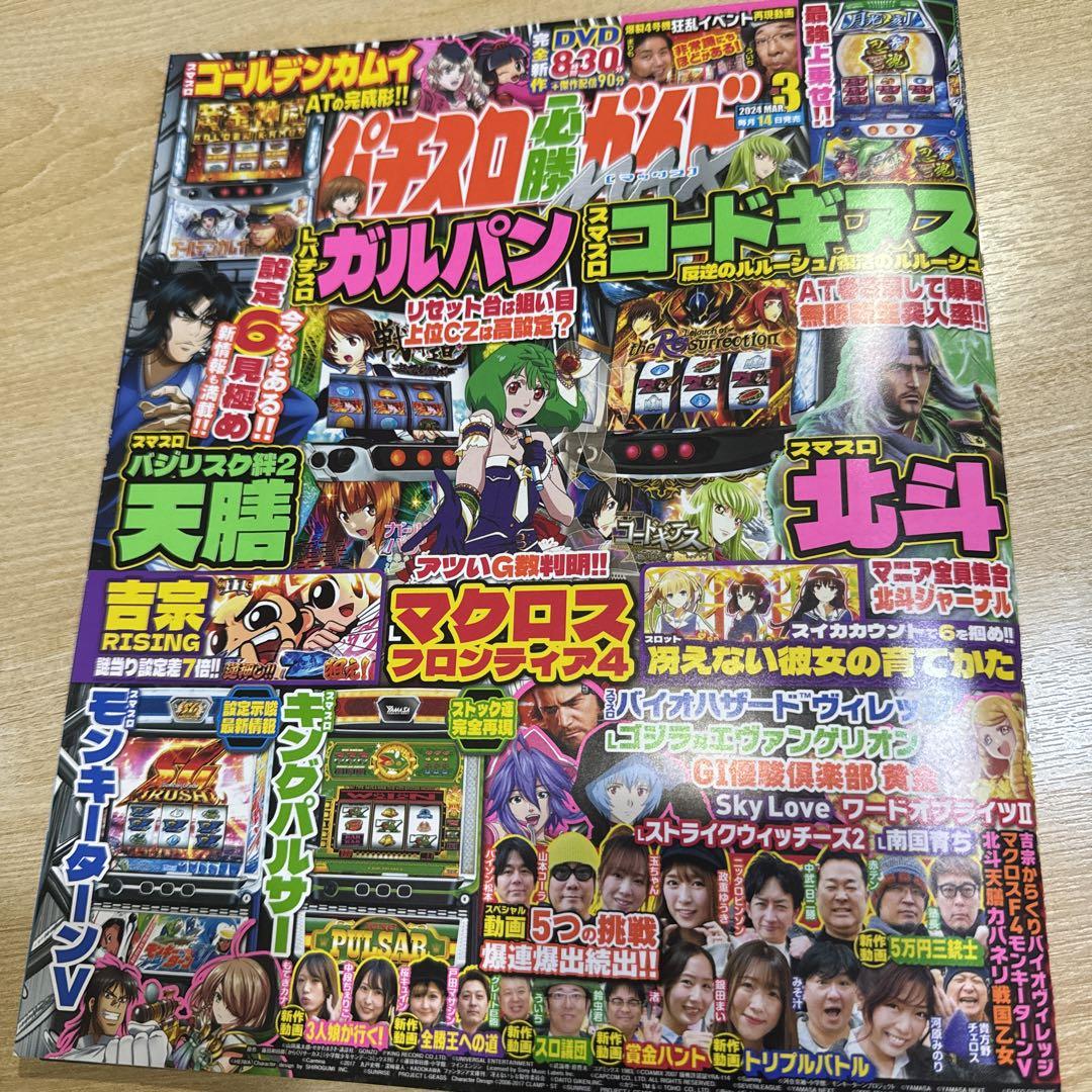 Pachisuro Must-Win Guide MAX 2024 March Issue DVD-less