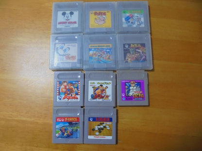 First Generation Nintendo Boy Body, Box, Manual, 12 Games, All Functioning
