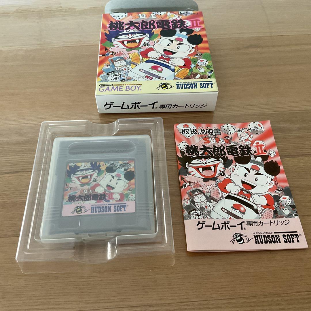 Super Momotaro Electric Railway 2 Game Boy Game Cartridge