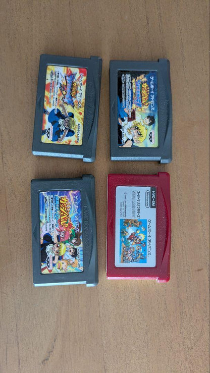 Nintendo Game Boy Advance SP Console and Cartridge and AC Adapter Set