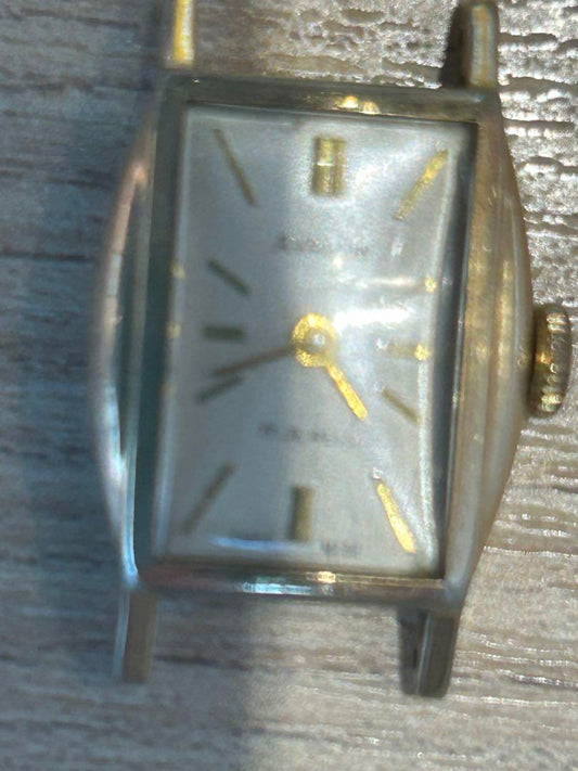 AVALON Silver Winding Watch Ladies Silver