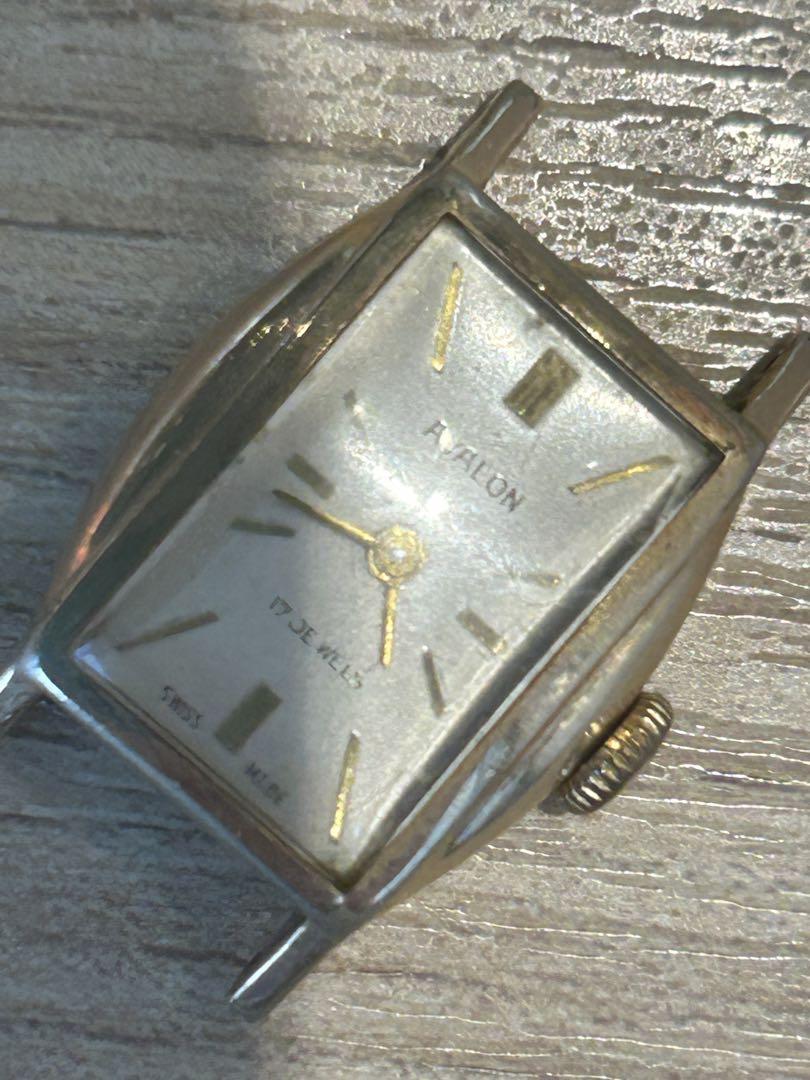 AVALON Silver Winding Watch Ladies Silver