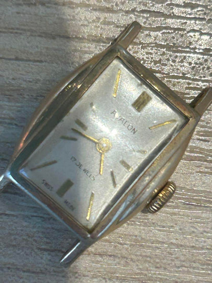 AVALON Silver Winding Watch Ladies Silver