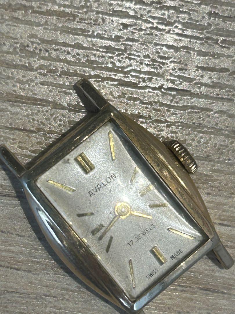 AVALON Silver Winding Watch Ladies Silver