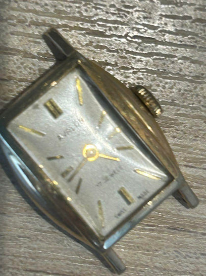 AVALON Silver Winding Watch Ladies Silver