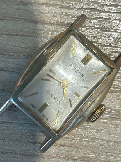 AVALON Silver Winding Watch Ladies Silver