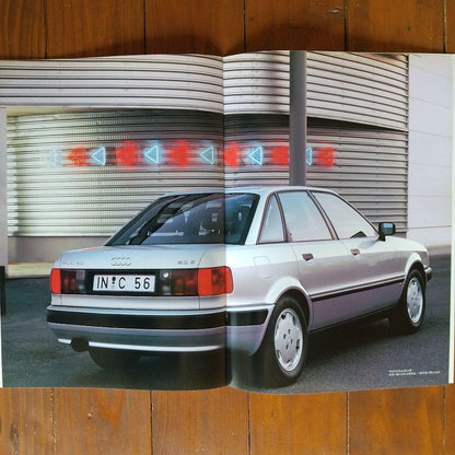 Audi 80 (1992, 16 pages), 100 (1991, 44 pages) Catalog Set