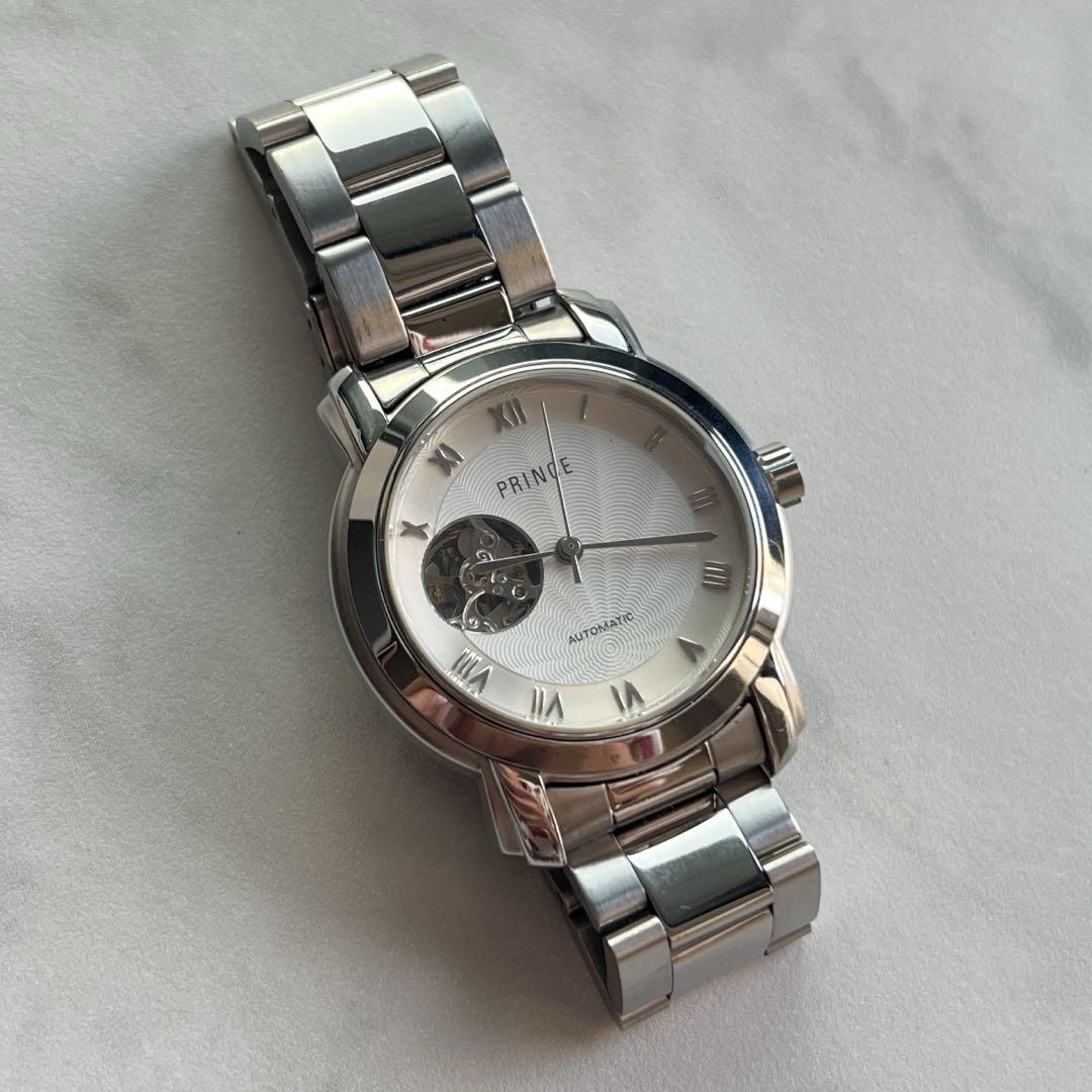 PRINCE Automatic Winding Watch Skeleton Case