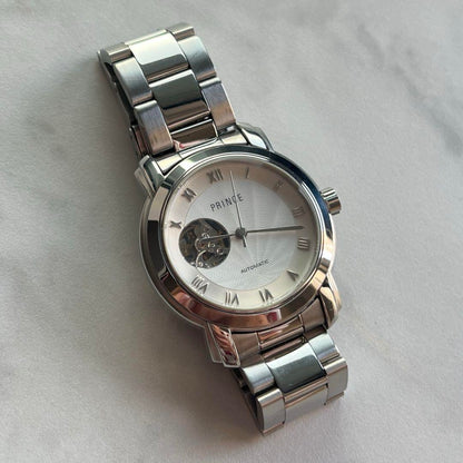 PRINCE Automatic Winding Watch Skeleton Case
