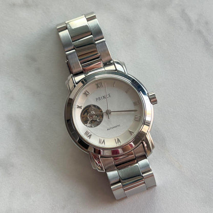 PRINCE Automatic Winding Watch Skeleton Case