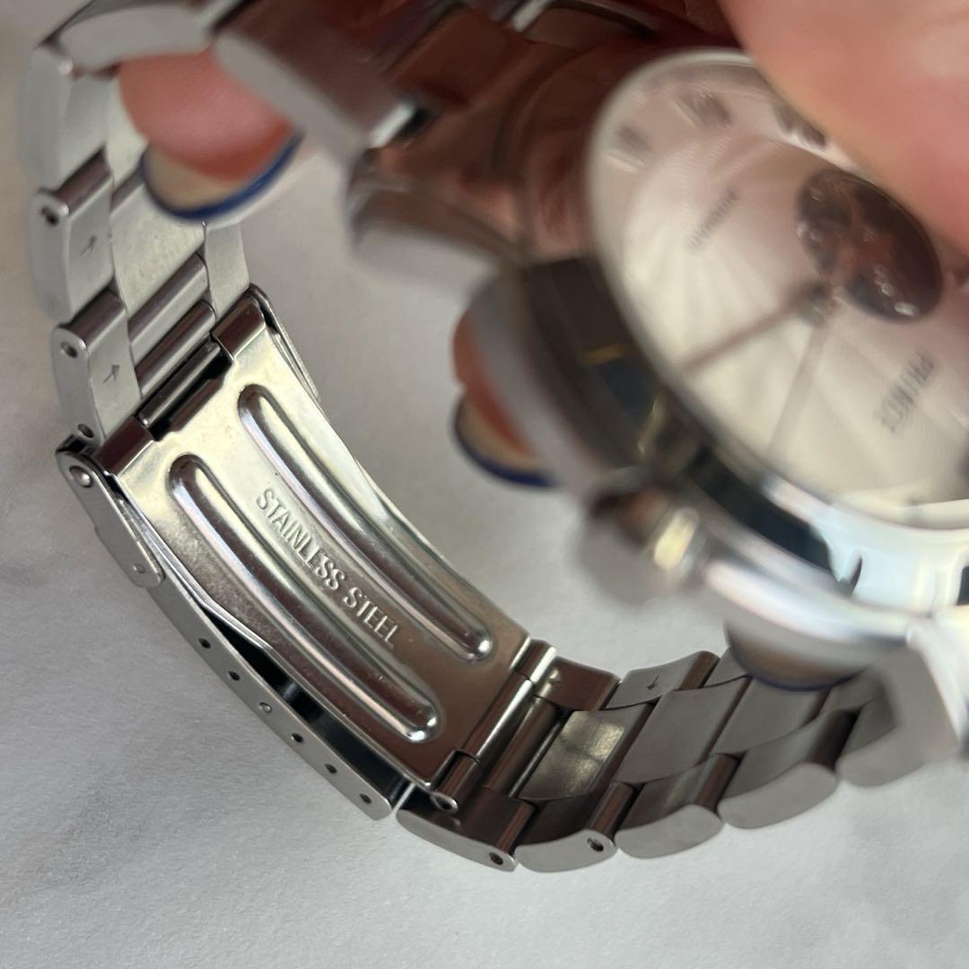 PRINCE Automatic Winding Watch Skeleton Case