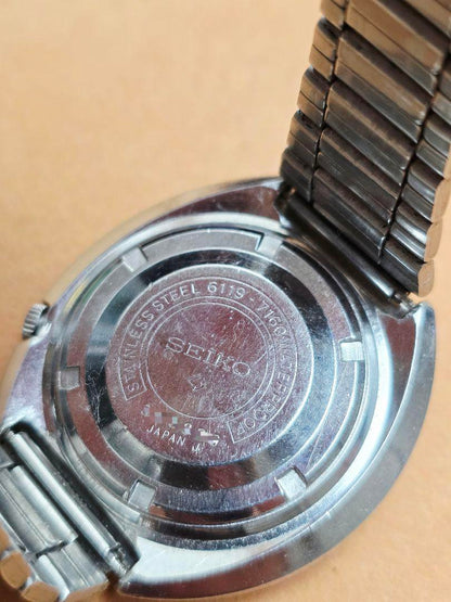 YM067 Seiko 6119-7160 5SPORTS Day Date Watch Excellent Condition