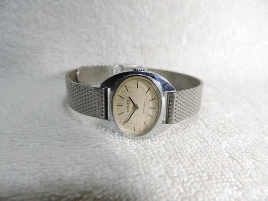 Tissot Stylist Automatic Watch Oval Case Operating Good Condition