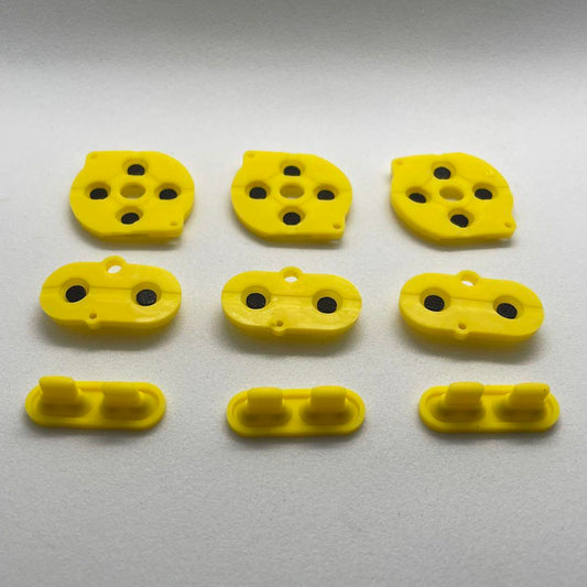 Game Boy Color Rubber Pad 3-Pack (Yellow)