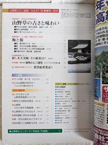 Wild Grasses and Miniature Potted Plants New Year's Issue 2005