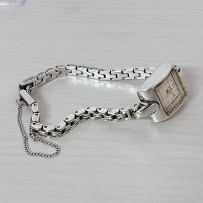 Agate Square-Type Watch Antique Square Battery Replaced