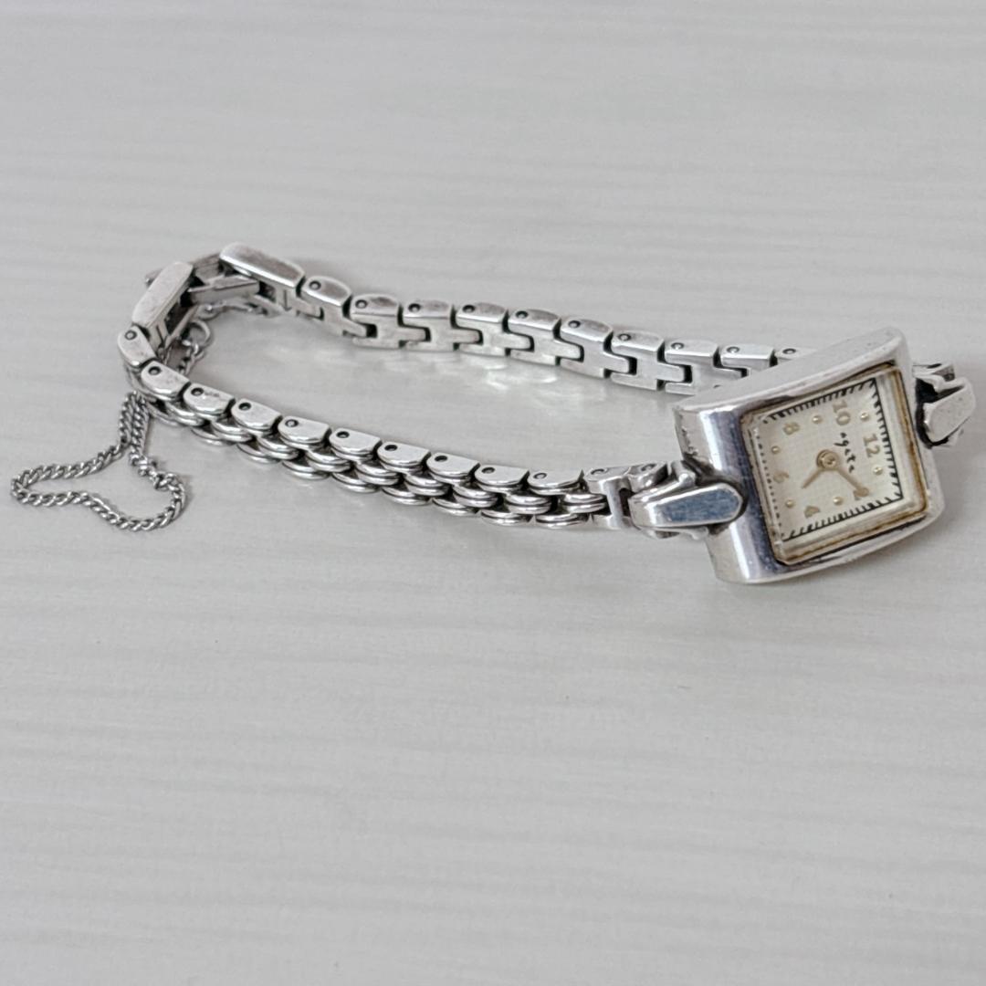 Agate Square-Type Watch Antique Square Battery Replaced