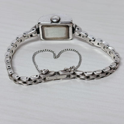 Agate Square-Type Watch Antique Square Battery Replaced