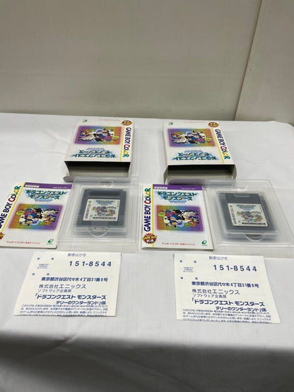 Action confirmed Game Boy Color Dragon Quest I II III Terry 4 set