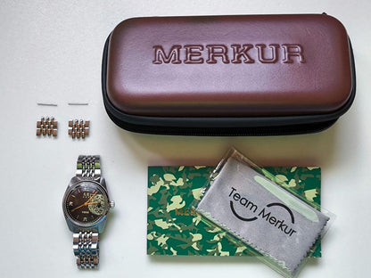 Murkur Black Tiger Hand-Wound Watch Feng Shui Auspiciousness